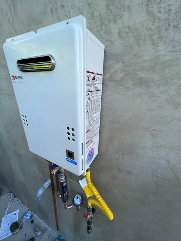 Tankless water heater installation for Mount Tirzah homes